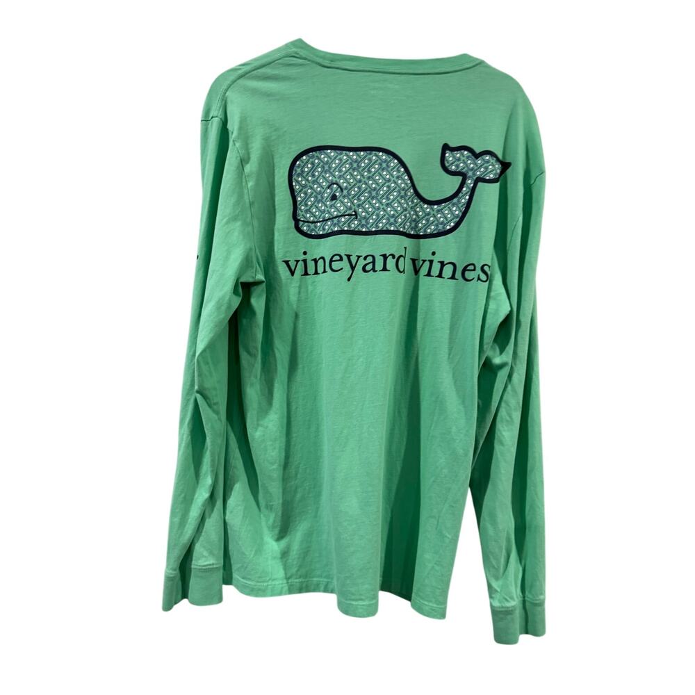 Vineyard Vines Field Hockey Whale LS Tee Size Large